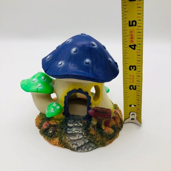 Whimsical Mushroom Fairy House Outdoor Indoor Decor Resin Garden Art - Picture 7 of 7